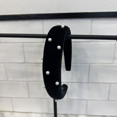 粒パールカチューシャ