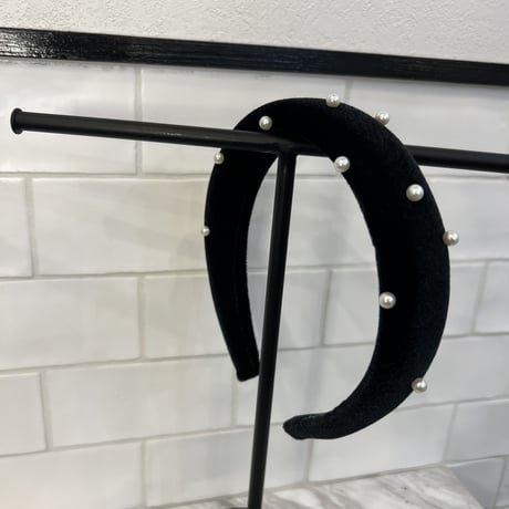 粒パールカチューシャ