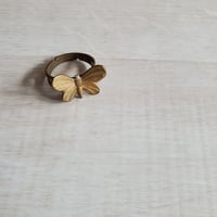 ブラスバタフライのリング　MR105