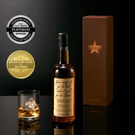 「You may」テネシー・バーボン・ウイスキー　You may all go to hell and I will go to Texas 750ml
