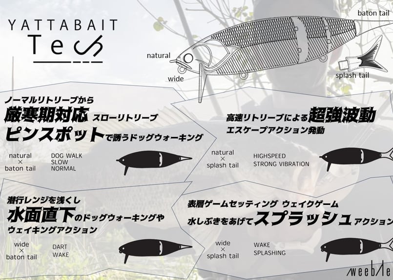 YATTABAITTech/ヤタベイトテック | weeblle online store