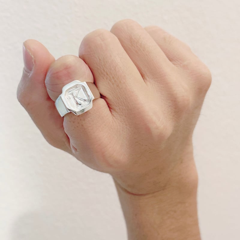 受注制作】SIGNET RING | hideka kanamaru