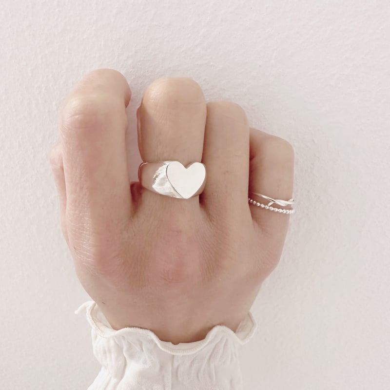 受注制作】heart ring | hideka kanamaru