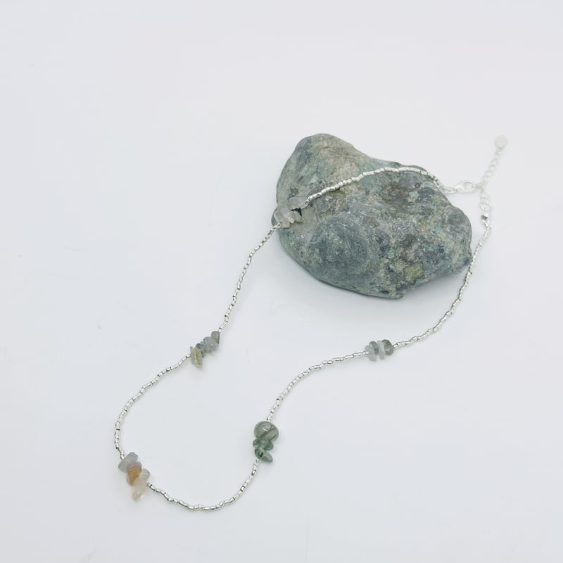 受注制作】Karen silver beads necklace | hideka kana