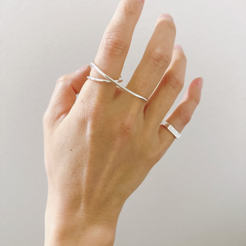 受注制作】“love” ring | hideka kanamaru