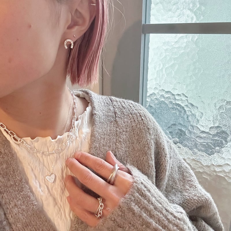 受注制作】love you/me necklace | hideka kanamaru
