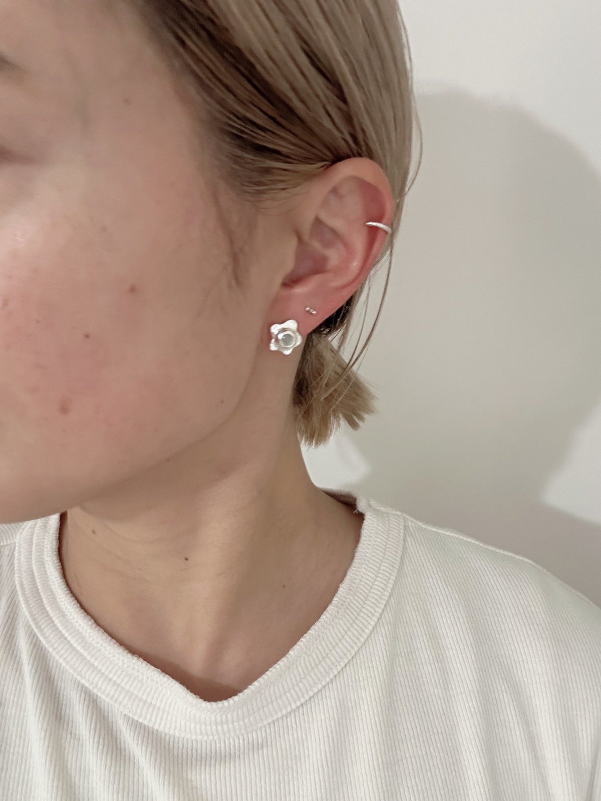 受注制作】stone flower | hideka kanamaru