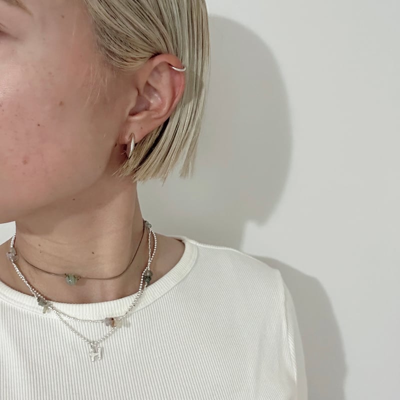 【305】Karen silver／ネックレスnecklace 受注制作】Karen silver beads necklace | hideka kana