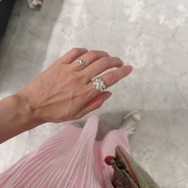 受注制作】flower ring | hideka kanamaru