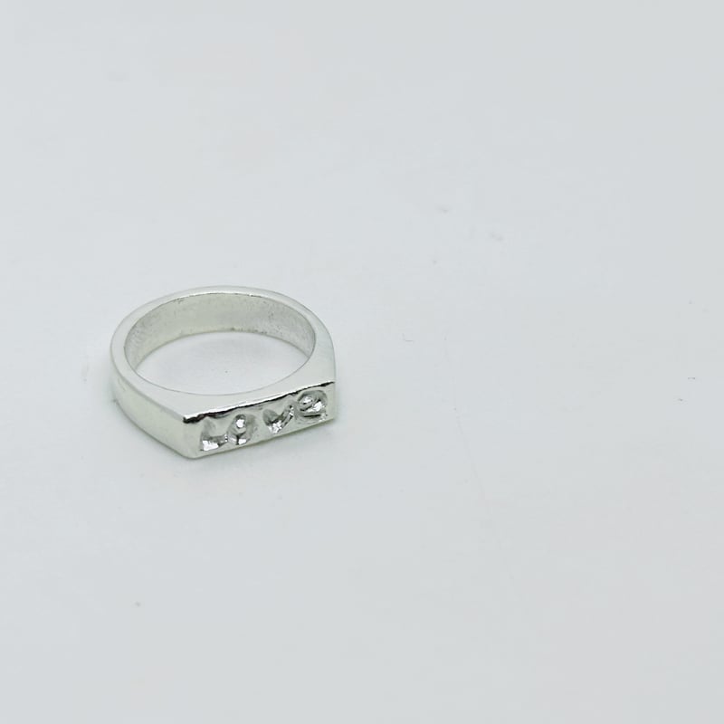 受注制作】“love” ring | hideka kanamaru