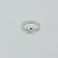 【受注制作】small rocky heart ring