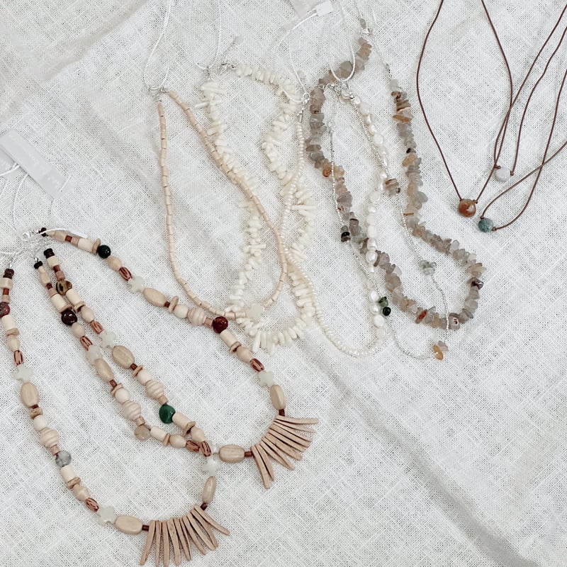 受注制作】Karen silver beads necklace | hideka kana