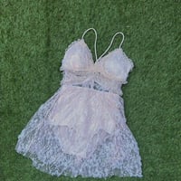 Lace dress swimwear