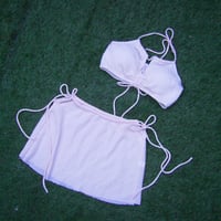 High-neck-halter swimwear