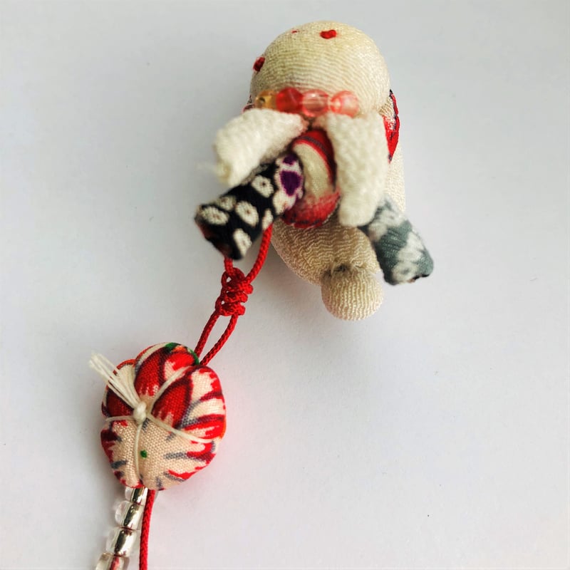 飛びうさぎ ちりめん細工 花付き T5 | Aroma & Cloth ROCO