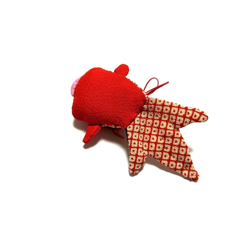 金魚の香袋 赤 ROCOオリジナルちりめん細工 | Aroma & Cloth ROCO