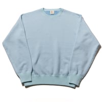 CREW NECK PO　LIGHT BLUE