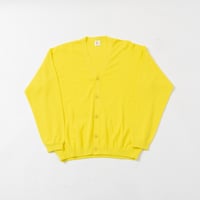 HIGH TWIST COTTON CARDIGAN  YELLOW