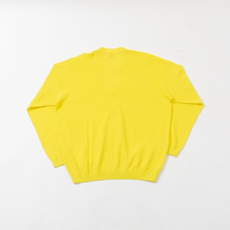 HIGH TWIST COTTON CARDIGAN  YELLOW