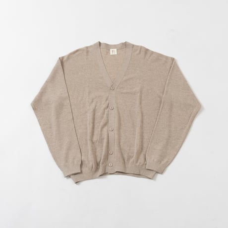 HIGH TWIST COTTON CARDIGAN  HEATHER GOLD