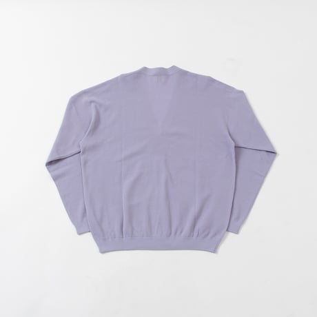 HIGH TWIST COTTON CARDIGAN  LAVENDER
