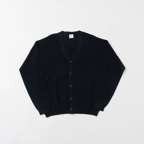 HIGH TWIST COTTON CARDIGAN NAVY
