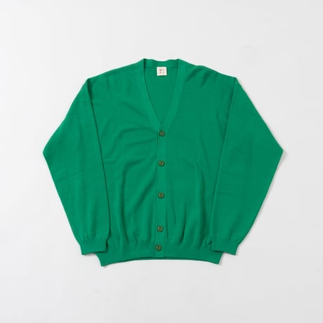 HIGH TWIST COTTON CARDIGAN  GREEN