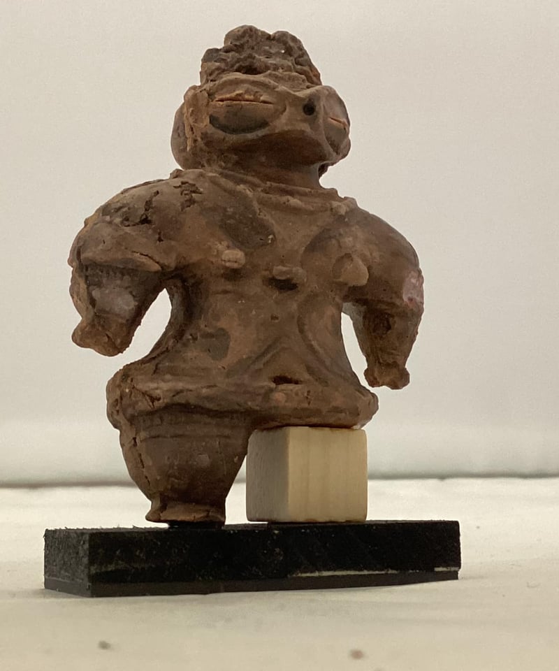 遮光器土偶　素焼き土偶インテリア 遮光器土偶ちゃん(受注生産) その他置物 うつわポータル 通販