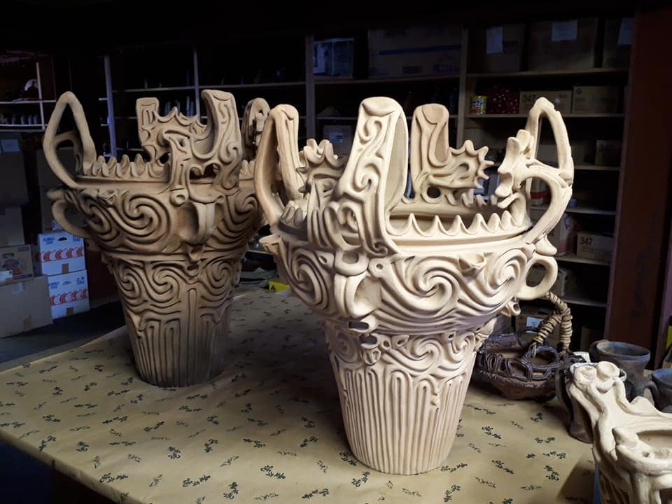 国内最大級の火焔型土器レプリカ 55㎝以上 1点 新潟製 | 縄文