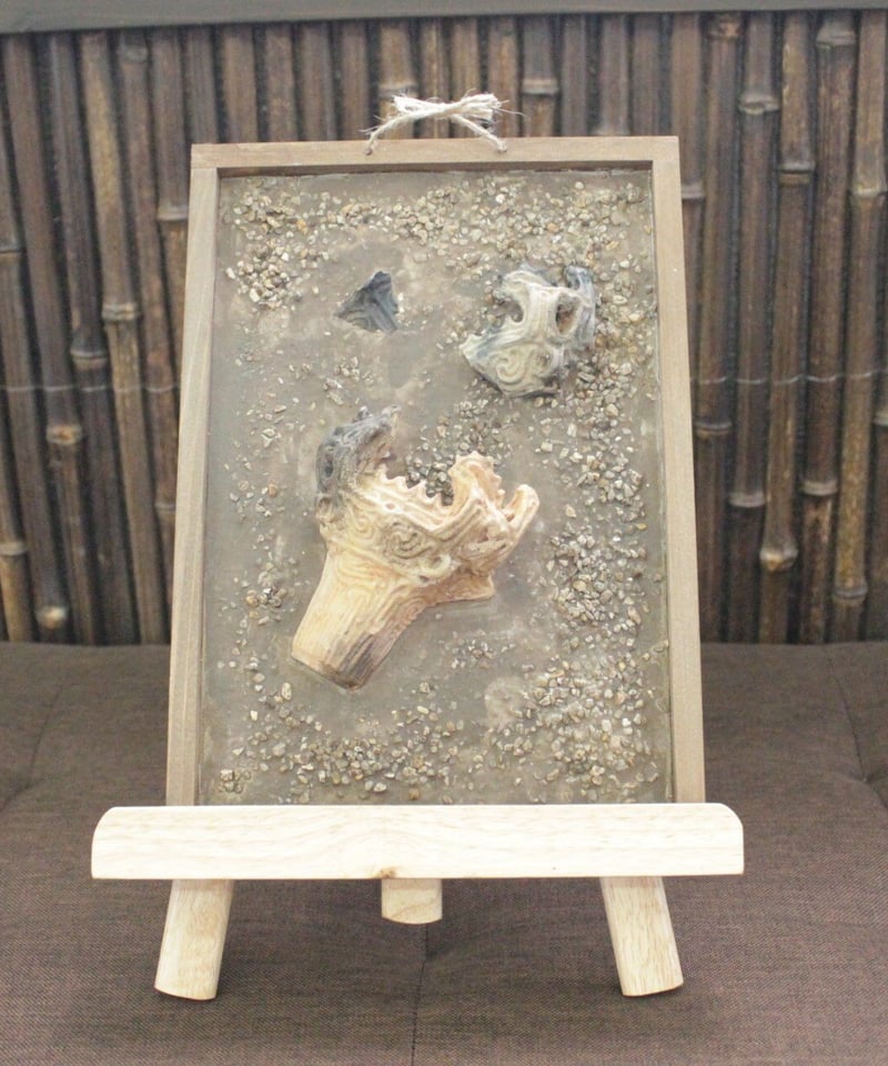 火焔土器（縄文発掘レリーフ）18㎝×25㎝×4㎝ | 縄文ギャラリー