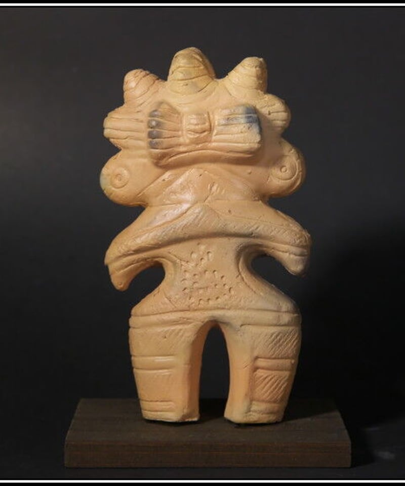 みみずく土偶レプリカ 15㎝ (台座1㎝) | 縄文ギャラリー「JOMON」 一万