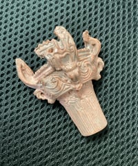 火焔型土器ブローチ　回転式金具付　5㎝