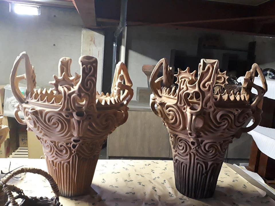 火焔型土器　模造品　レプリカ 新潟直送計画】火焔型土器（レプリカ） – 縄文ギャラリー「JOMON」