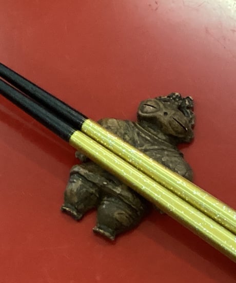 遮光器土偶 箸置き　5㎝
