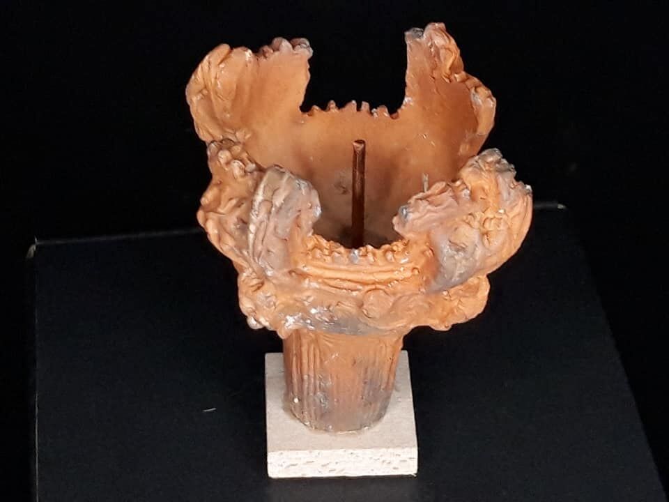 新潟笹山遺跡出土火焔型土器　レプリカ 新潟笹山遺跡出土火焔型土器 レプリカ