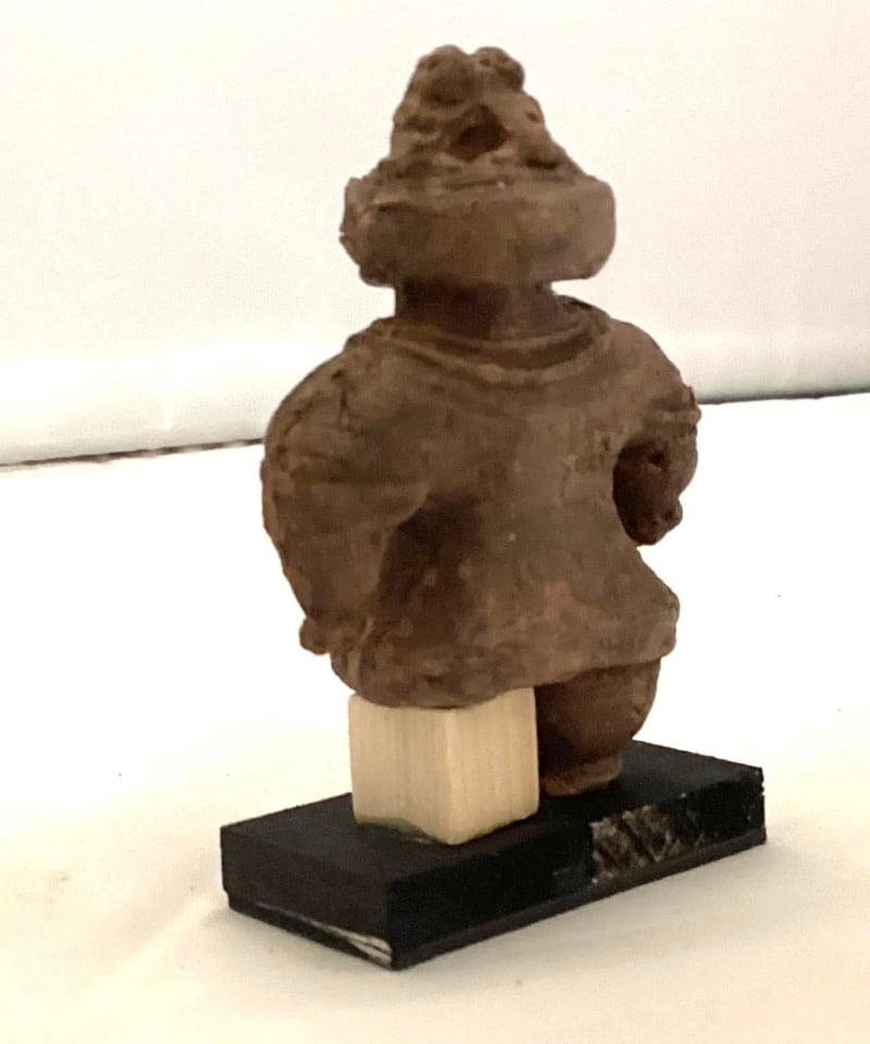 特別限定品・遮光器土偶（片足）のレプリカ 5㎝ 28g 陶器製