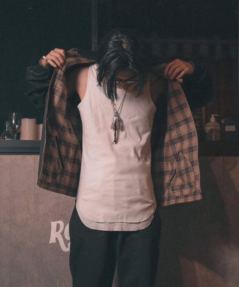 REAL LAYERED CUTOFF TANKTOP | &PeAce Official S REAL LAYERED CUTOFF TANKTOP | &PeAce Official S