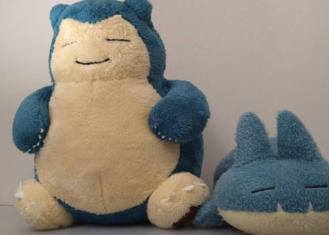 ポケモン　ぬいぐるみ　カビゴンゴンべの親子セット