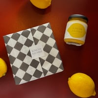 BONJOUR KUCHIBUEのシュガークッキー缶とレモンカードのセット お中元スペシャル