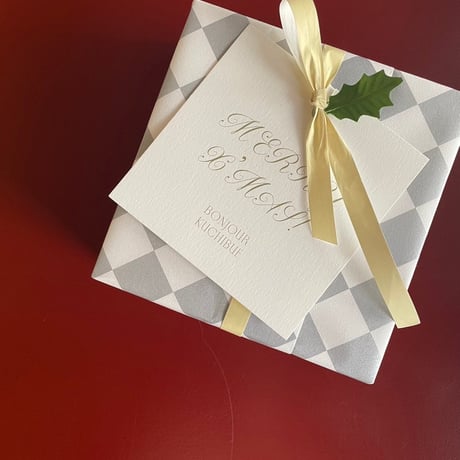 BONJOUR KUCHIBUE チーズサブレ缶  Christmasパッケージ