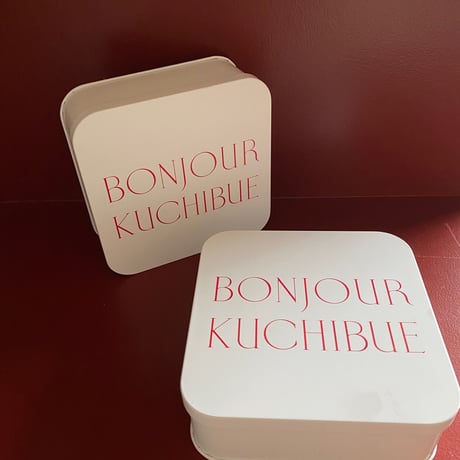 BONJOUR KUCHIBUEのシュガークッキー缶とレモンカードのセット お中元スペシャル