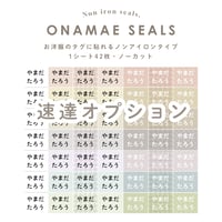 おなまえシール【速達オプション】