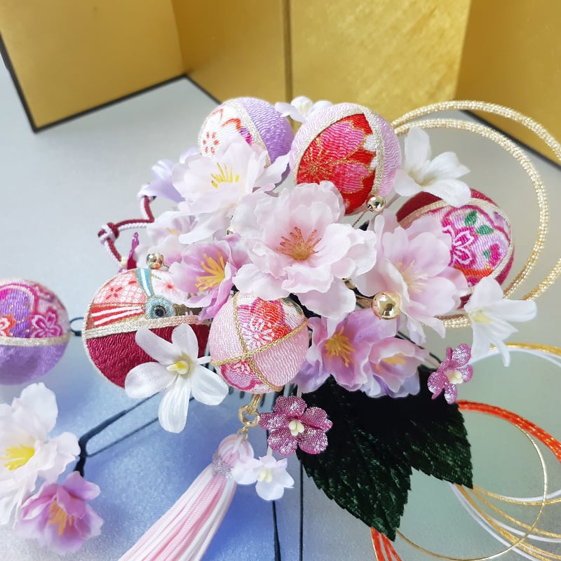 振袖 チェリーピンク桜姉妹 大振袖 見にくく