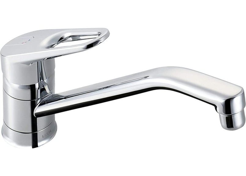 LIXIL(リクシル) INAX キッチン水栓 LIXIL(リクシル) INAX キッチン用 台付 シングルレバー混合水栓 エコ