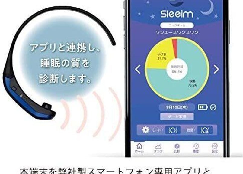 ギフト いびき 呼吸レス 軽減 Sleeim スリーム 呼吸モニタリング 振動