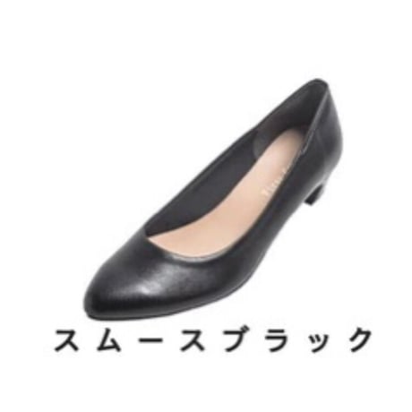 日本製 4cmヒールパンプス 黒