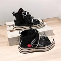 【予約】 CE5253 ヌーベルヴォーグ　タグ付きハイカットスニカー　黒