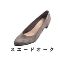 日本製4cmヒールパンプス オークスエード