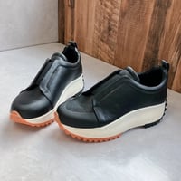 【即納】CE7287 ヌーベルヴォーグ甲ゴムスリッポン　黒