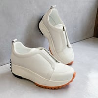 【即納】CE7287 ヌーベルヴォーグ　甲ゴムスリッポン　白